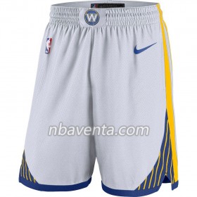 Golden State Warriors Hombre Pantalones Blanco 2018-19 Nike Swingman